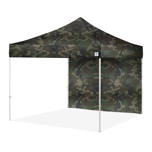 E-Z Up TAA Compliant Sidewall, 13' W x 13' H, Woodland Camo SWP313WC - main